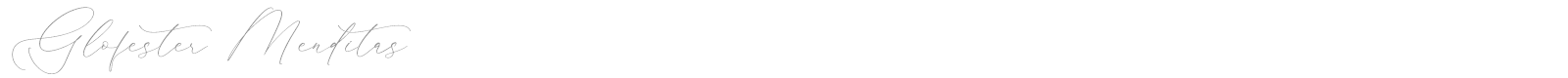 Glofester Menditas font preview